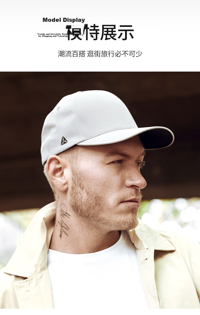 FLEXFIT DELTA180 Celebrity Edition Large Head Baseball Cap Outdoor Sun Protection Full-Coverage Duckbill Hat 2XL 11