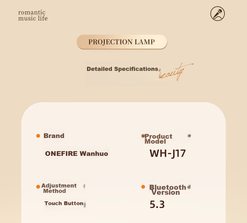 ONEFIRE Aurora Starry Sky Projector Lamp Full Star Bedroom New Year Gift Atmosphere Light Romantic Projector Premium Star Light 35