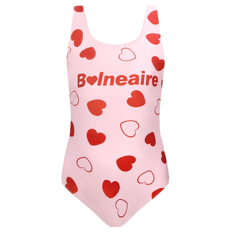 BALNEAIRE Girls' One-Piece Triangle Swimsuit for Young Children, Chlorine-Resistant, Comfortable, High-Elasticity, Breathable, Suitable for Swimming Pool Training, 260105 110