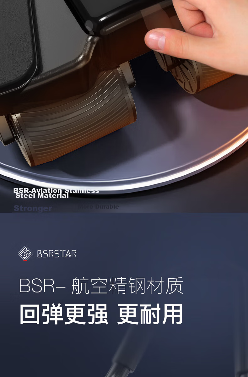Bestore Four-Wheel Ab Roller with Automatic Rebound and Elbow Support for Abdominal Training 2024 New Model with Mat 7
