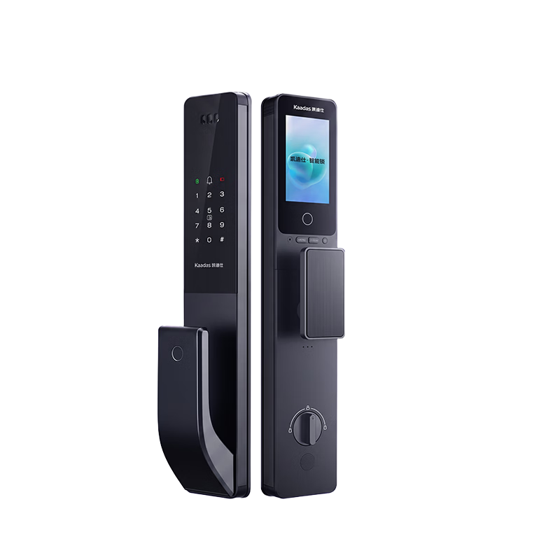 KAADAS Smart Door Lock with Visual Peephole Indoor Screen AI Facial Recognition Fingerprint Password Anti-theft Entry Lock Q3 FVP V2