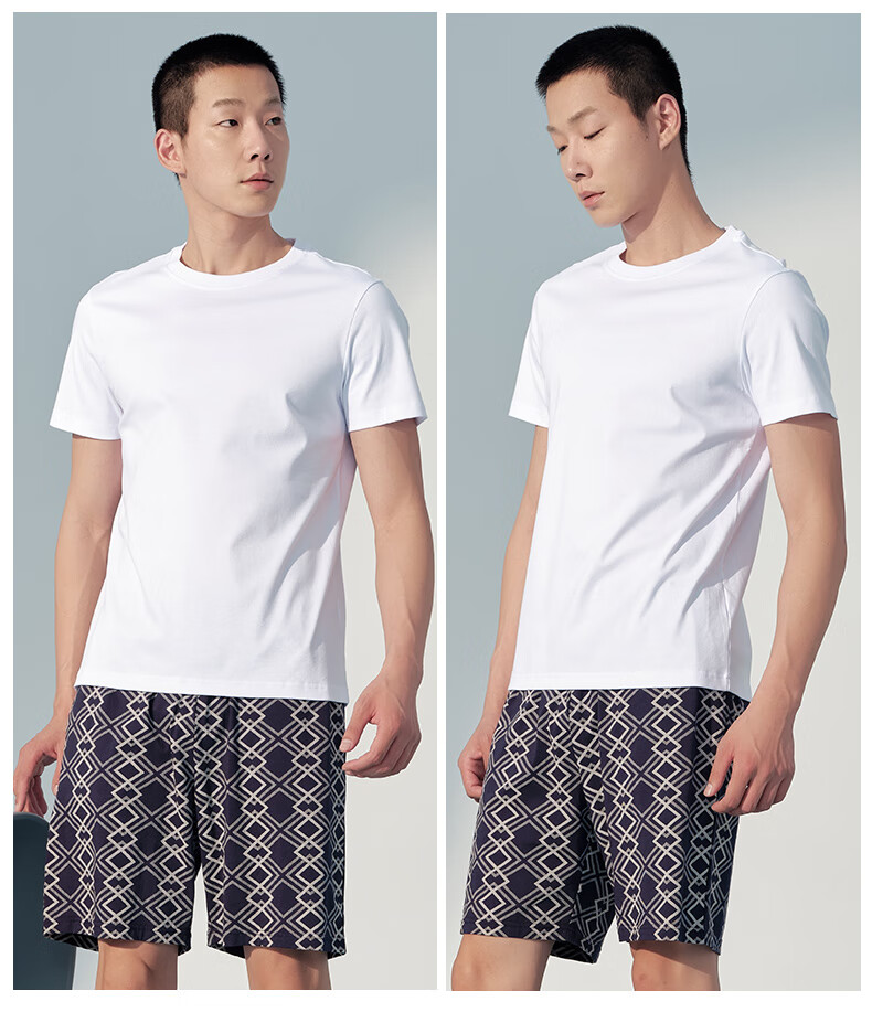 Yiershuang [Triple-Protection Fabric] Men's 50s White T-Shirt, Short-Sleeve Undershirt, Waterproof, Oil-Resistant, Stain-Proof, Loose-Fit Casual Sweatshirt 18