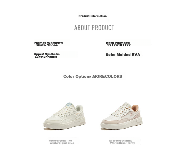ERKE Women's Sneakers, Summer New Style Breathable Versatile Casual Shoes, Thick-Soled Comfortable Sports Shoes | Jinghong 1.0 11