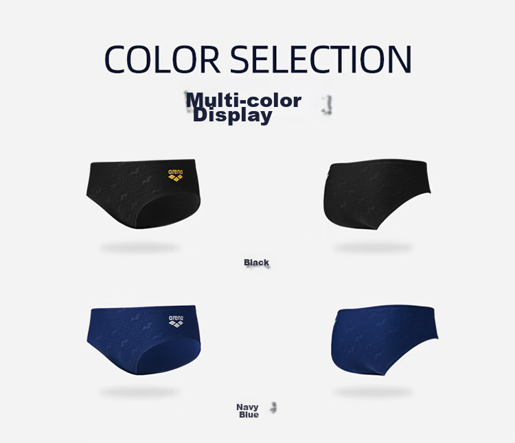 Arena Men's Swim Trunks, Anti-Embarrassment Triangle Design, Comfortable Soft Elastic Fabric, Chlorine-Resistant Quick-Dry Professional Training Racing Swim Shorts 7