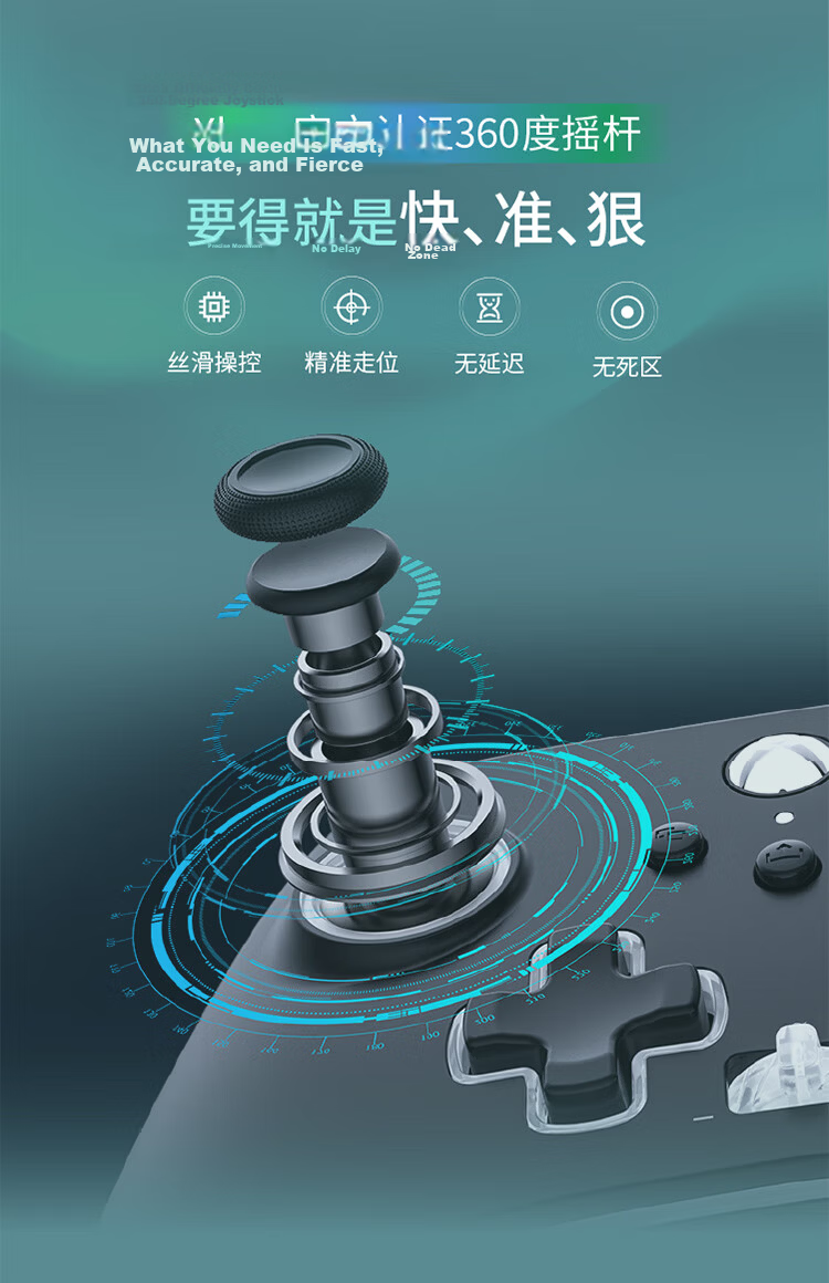 PowerA Microsoft Xbox Authorized Xbox Controller Wired Gamepad PC/Xbox Back Buttons Linear Triggers Black Myth: Wukong PUBG Sonic The Hedgehog Chinese Style Controller 4