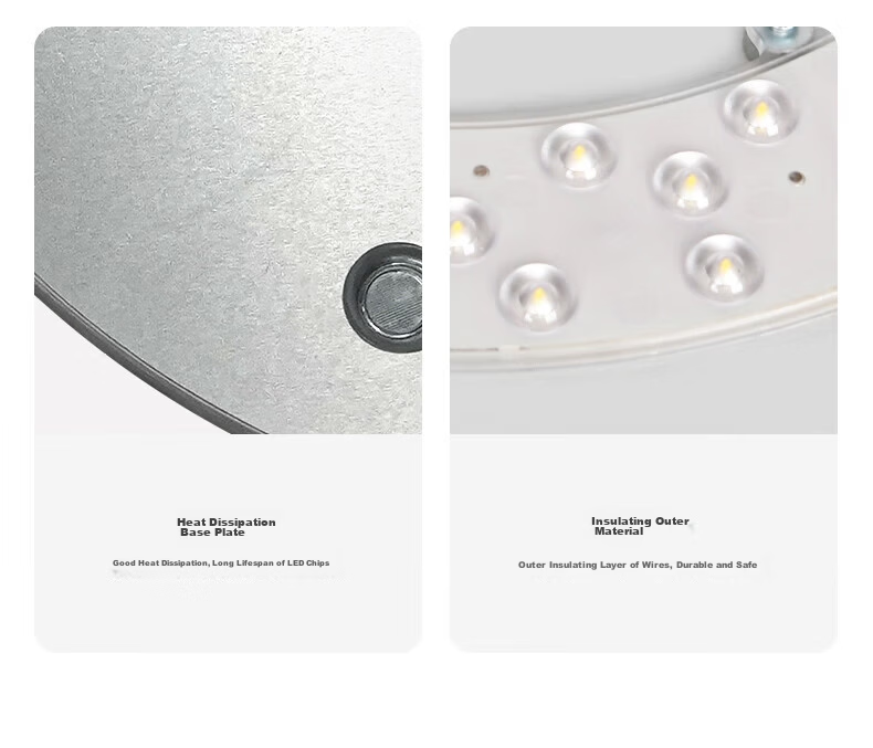 FSL Foshan Lighting LED Lamp Core Replacement Magnetic Suction Lamp Panel SMD Retrofit Lamp Board Energy-saving Round Tube 22W/Daylight White φ155mm with Terminal Block 12