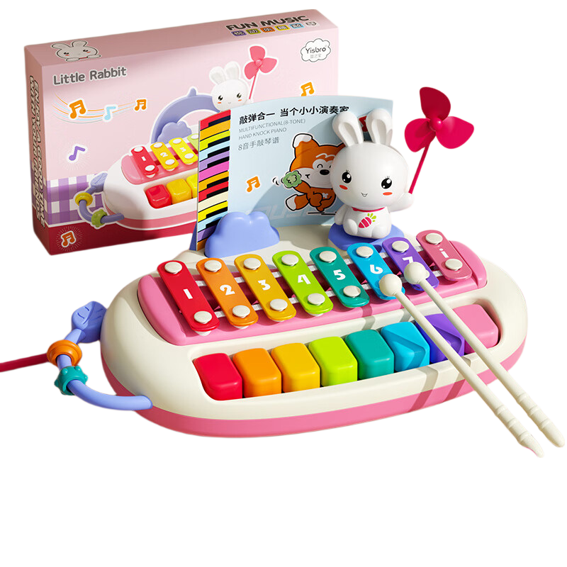 XST Hand-Struck Piano, Melodica Musical Instrument, Early Education Toy, Detachable Children's Educational Toy, Gift Box Set