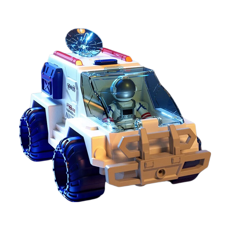 Mabaozibao Rocket Toy Astronaut Spaceplane Ship Model for Children Aged 3-6, Boys' Birthday Gift Large Size