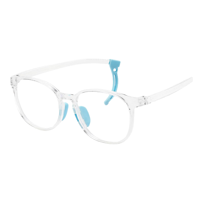 LOVECRAFT Blue Light Blocking C3 Purple Ultra-Light Kids Radiation Glasses Myopia Eye Protection Non-Prescription Eyewear Unisex Children Safety Frame