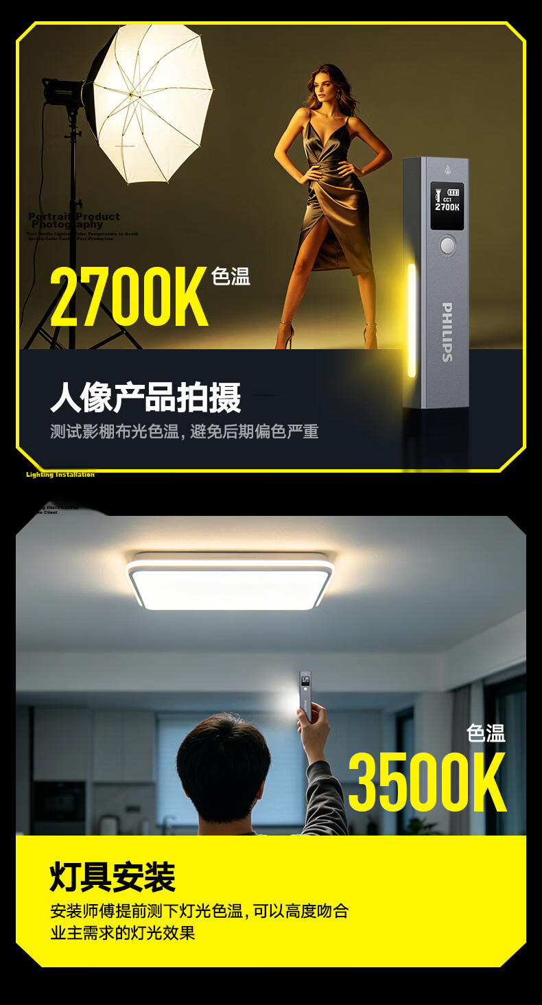 PHILIPS Headlamp High Brightness Long Battery Life Fishing Mountaineering Small Flashlight Outdoor Head-Worn Emergency Light 15