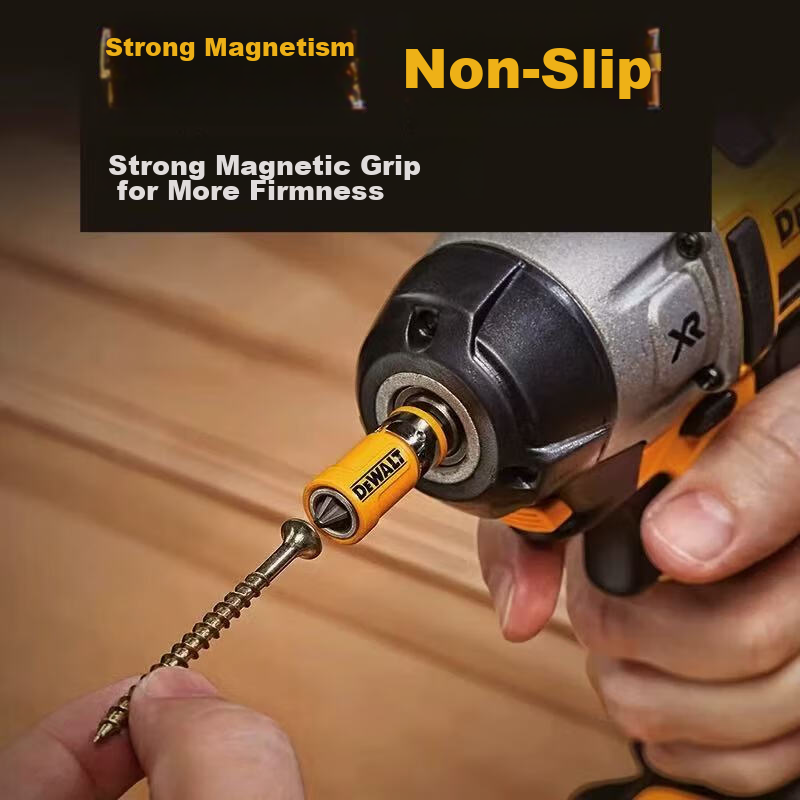 DEWALT 30mm Magnetic Bit Holder with Two Phillips Bits 4