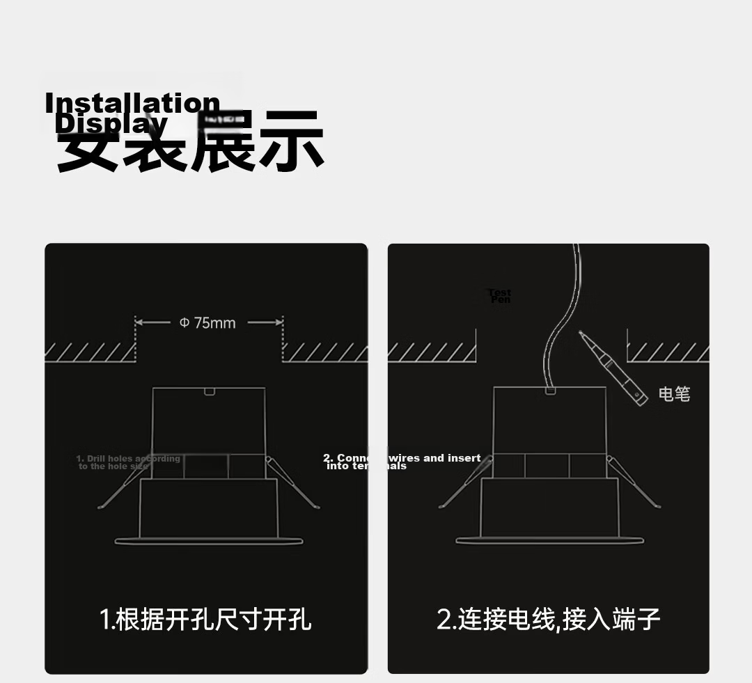 Yeelight Yilai Smart LED Dimmable Recessed Downlight Anti-Glare Full Spectrum Eye Protection Downlight M4 Youth Edition 4.0 31