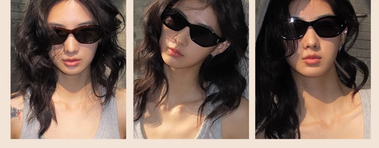 HELEN KELLER Sunglasses for Men And Women, New Style UV Protection Polarized Sunglasses for Driving, Outdoor Sun Protection, High-End Cat-Eye Sunglasses 11