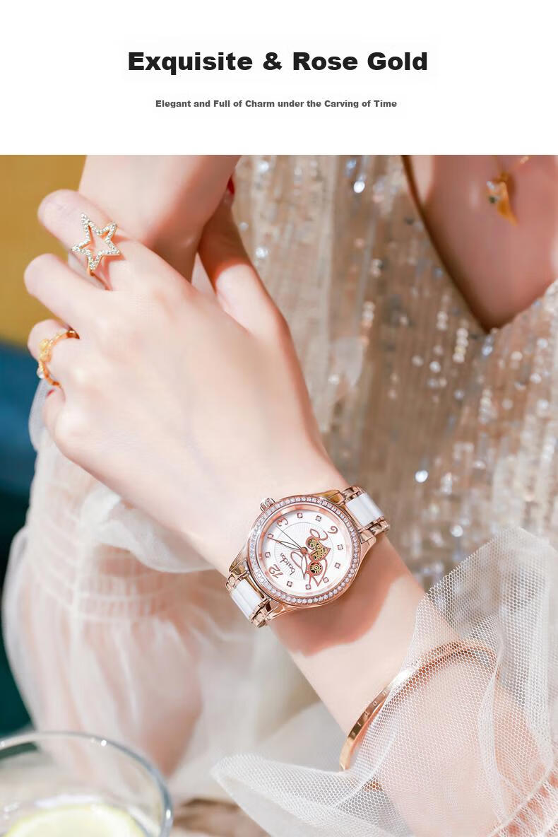 Bestdon Brand Top Ten Women's Watches with Imported Movements, Quartz Wristwatches in Gift Boxes, Birthday Gifts for Wome 7