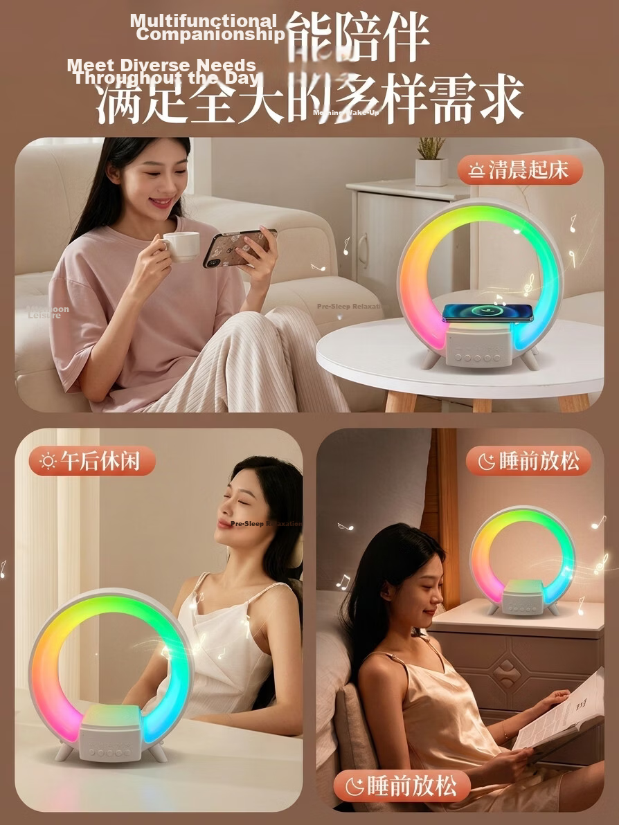 Wanhuo Girls Birthday Gift Mid-Autumn Festival Girlfriend Night Light Bedside Lamp Bedroom Sleep Light High-Value Atmosphere Lamp 6