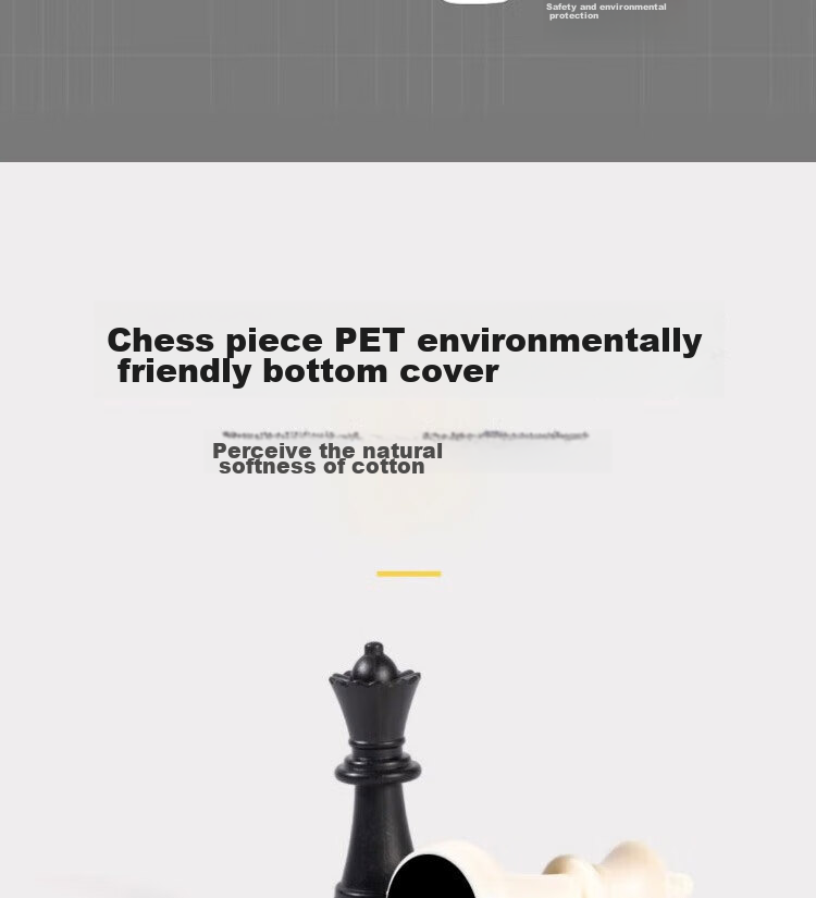 Yingba International Chess Set with Black And White Magnetic Pieces, Foldable, Portable, for Training And Teaching, Magnetic Chess Stones And Board, Camping CS25 6