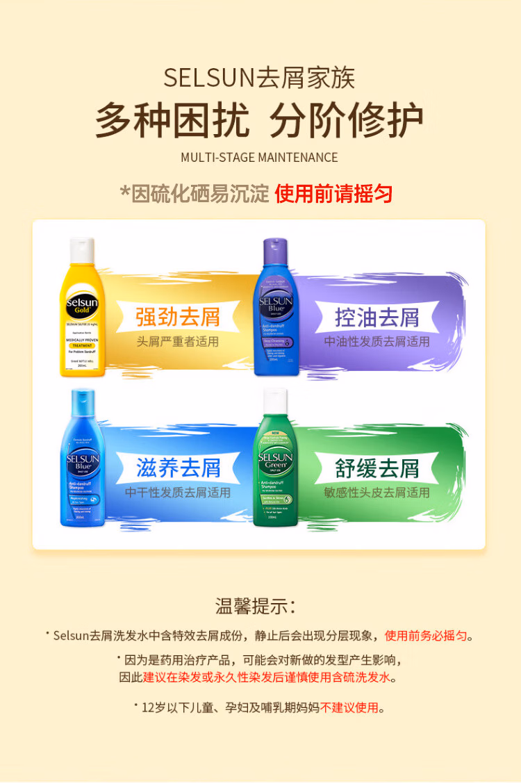 安享好物 安享C级洗发水-SelsunGold洗发水  