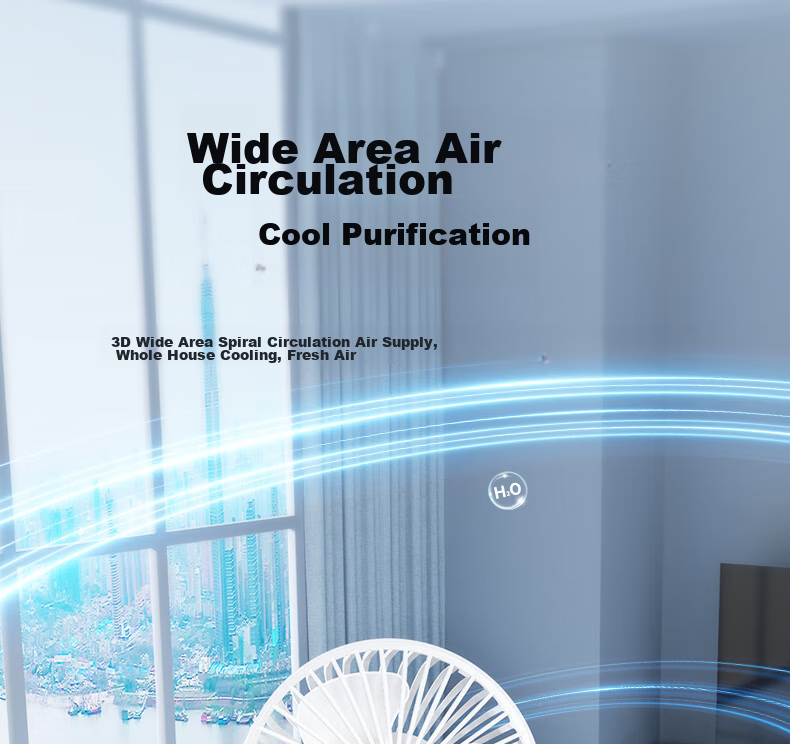 Kumeng Small Fan, Desktop Mini Cooling Air Conditioner, Quiet USB Rechargeable Clip Fan, Wall-Mounted for Dormitory Bed, Desktop Use in Bedroom And Office 14