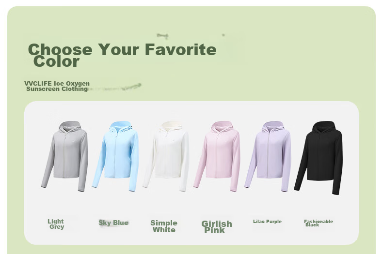 VVC Sun Protection Clothing for Women, Ice Silk Cool-Feeling Breathable UV-Resistant Shawl, Urban Light Outdoor Short Jacket, Light Gray 1.0 14