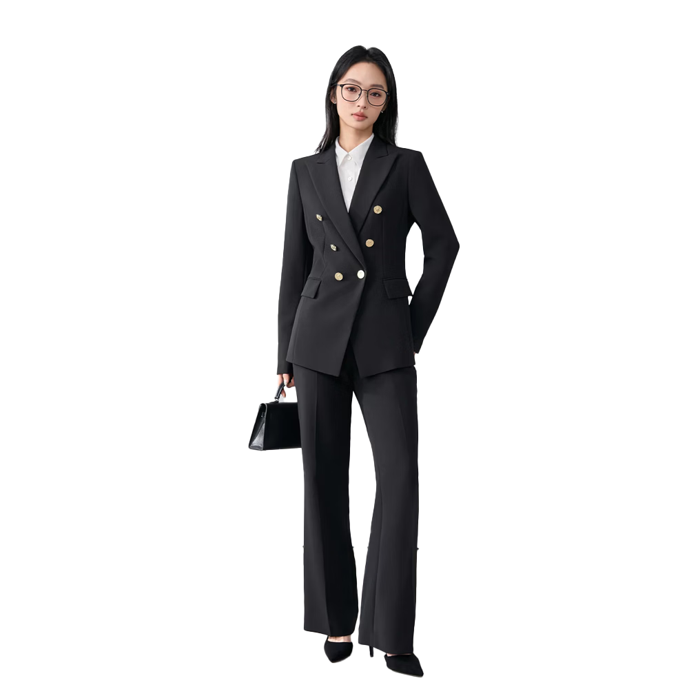 Miss Bird Premium Commuter Suit Set Women's Professional Formal Small Size Workplace Interview Elegant Blazer