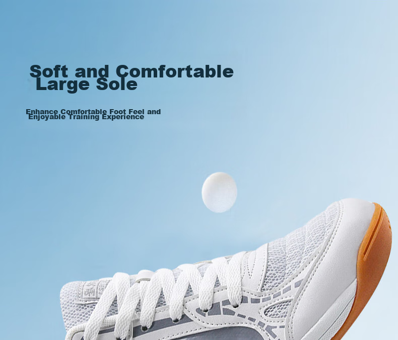 Shuangxingbate Low-Top Sports Table Tennis Badminton Shoes with Tendon Sole, Breathable Mesh Upper, Casual Running Competition Training Shoes for Men And Women Couples 3