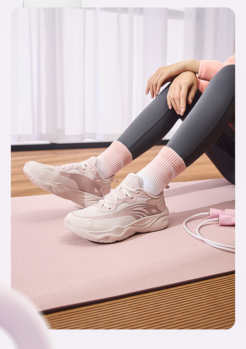ANTA Milk Candy Jump Rope Shoes | Zhang Yufei's Training Shoes for Women, Soft Sole, Breathable, Lightweight, Shock-Absorbing, Training Shoes, Sneakers 10
