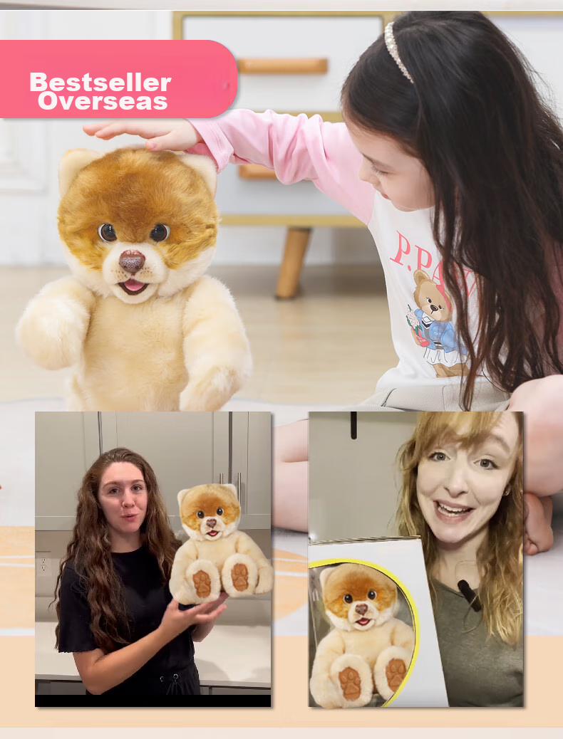 CUMATE Intelligent Pomeranian Toy Dog AI Companion Robot, Children's Gift, Birthday Present for Boys 11