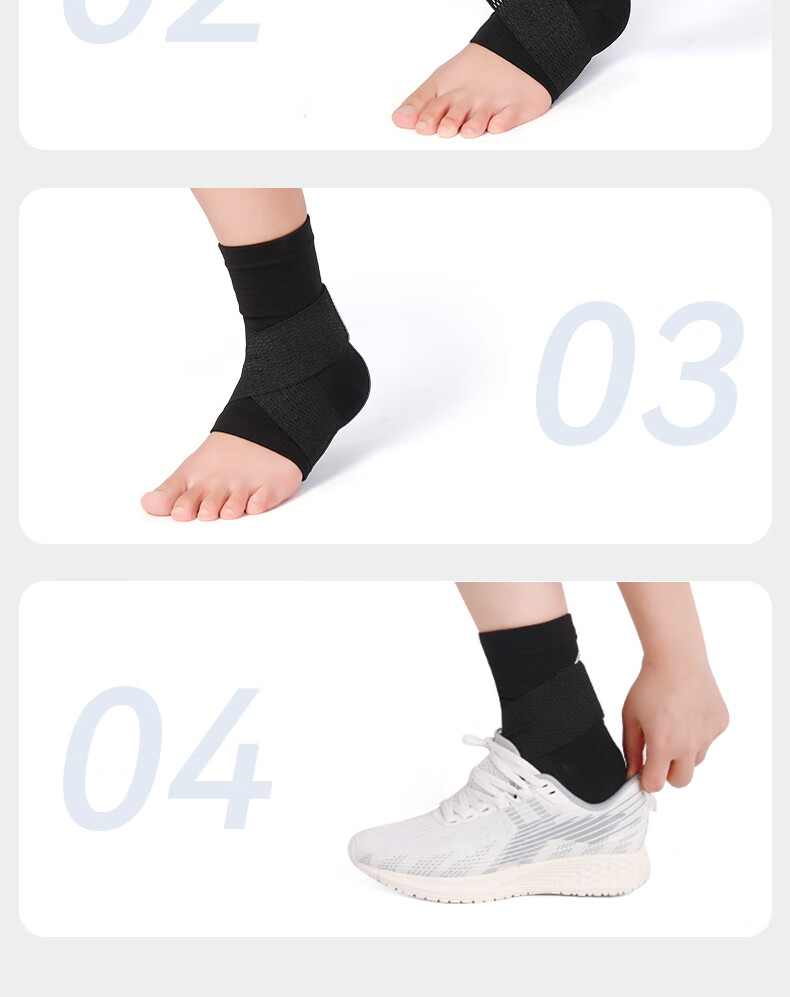 Li-Ning Ankle Brace, Sports Basketball Anti-Sprain Recovery Sleeve, Heel Protection Sleeve, Ankle Joint Fixation Brace 17