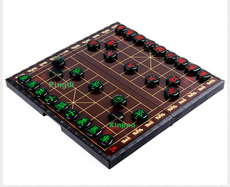 FORTHGOER Magnetic Folding Chinese Chess, Portable Children's Board Game, Chess Toy A-9 Extra Large Camping Essential Gift 9
