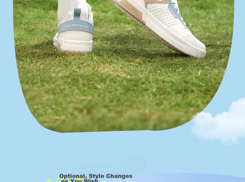 361° Men's Sports Shoes, Spring And Summer Retro Versatile Thick-Soled Warm White Casual Sneakers, Model 672136611-10 41