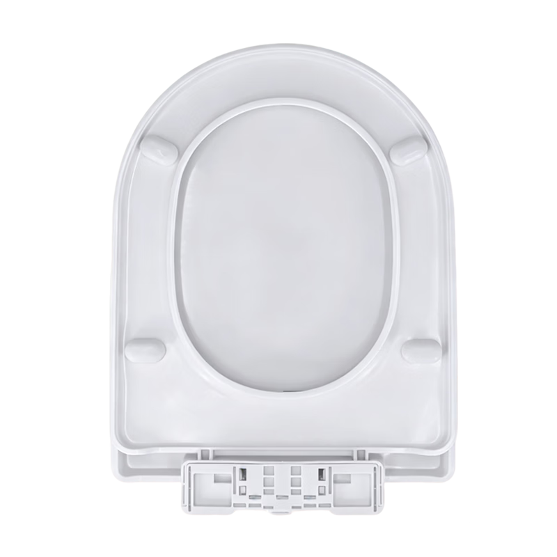 Jingwanhui Universal U-Shaped Toilet Seat Cover Pressure-Resistant Slow-Closing Thickened Old-Style Toilet Seat Ring JW3115