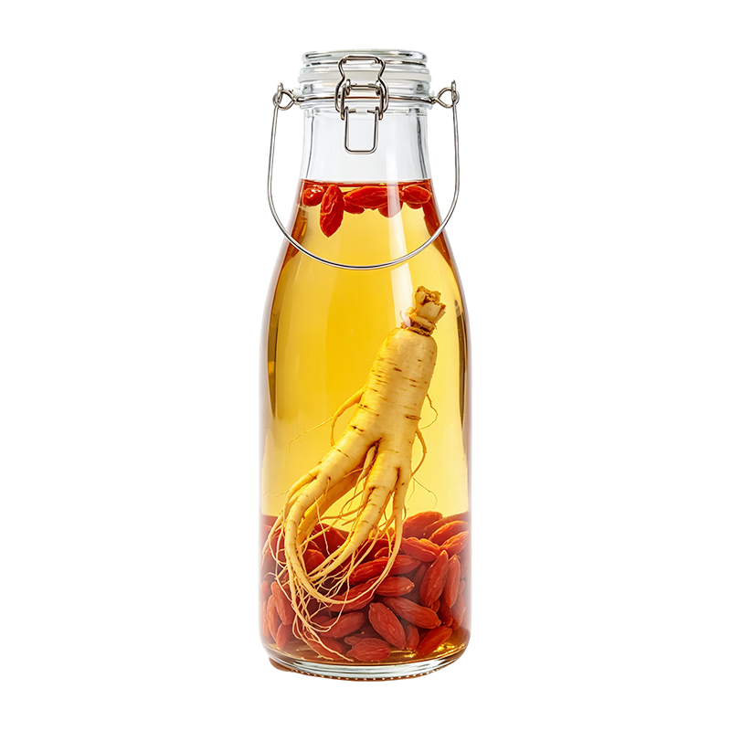 Baijie Wine Brewing Container Bottle Empty Bottle Baijiu Bottle Special Bottle Buckle Milk Tea Bottle Sealed Wine Flask Wine Jar Storage Jar