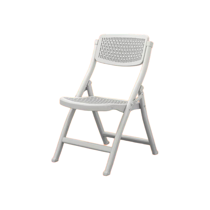 Chibailun Folding Chair Bedroom Backrest Computer Desk Chair Long-Sitting Office Chair Hollow Breathable Conference Chair Simple Training Chair