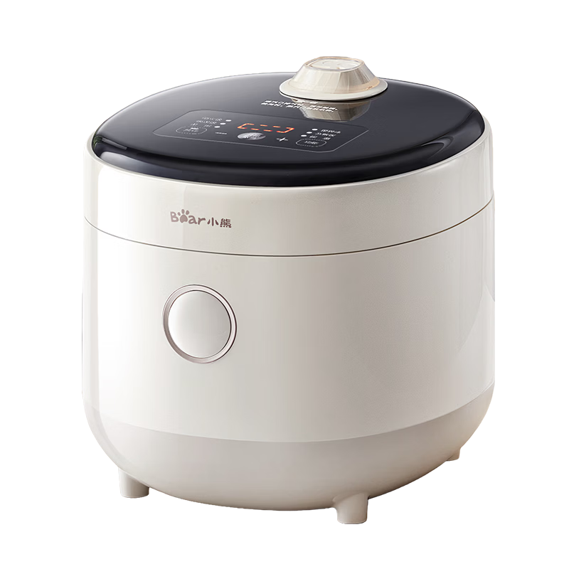 Bear Rice Cooker 1-2 Person Titanium Stainless Steel Non-Coated Healthy Micro-Pressure Multifunctional Smart 1.6L Rice Cooker DFB-C16M3