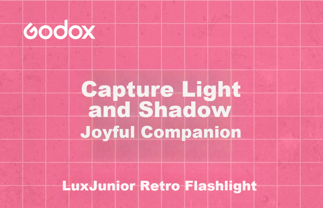 Godox Lux Junior Vintage Flash, DSLR And Mirrorless Camera Hot Shoe External Light with Rotating Head, Compatible with Sony/Fuji/Canon/Nikon, Universal Portable Mini Hot Shoe Light 1