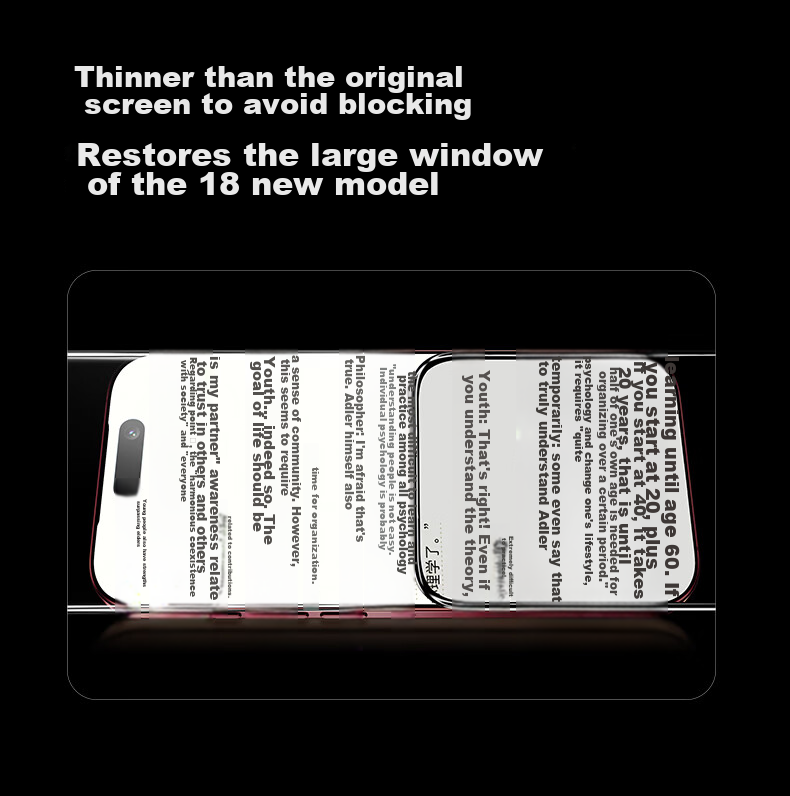 Ugreen Armor AR Film Pro+ [3D Curved Edge + AR Reflectance ≤0.75%] for iPhone 18 Pro Tempered Glass Screen Protector Anti-Drop for Apple iPhone 18/17 Pro 17