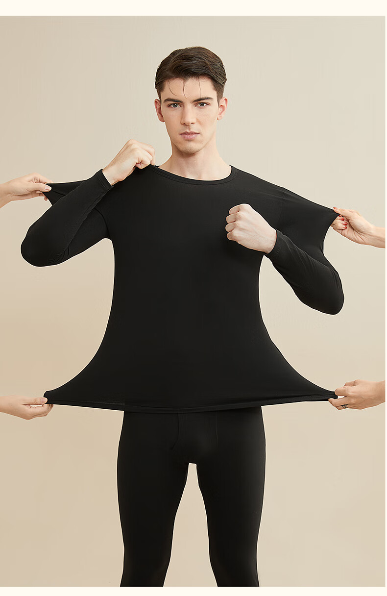 MiiOW 2025 New Thermal Underwear for Men, Coconut Oil Moisturizing, 7A Antibacterial, Heat-Generating, Lightweight, Autumn Undershirt And Pants Set 22