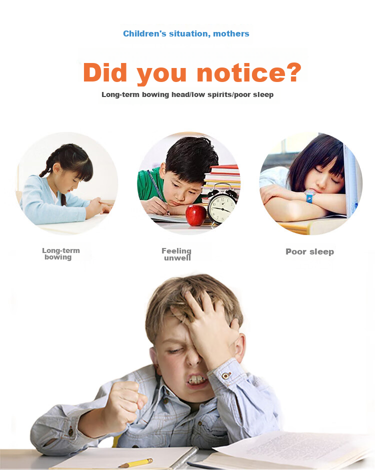 Shuguoyu Children's All Buckwheat Pillow, Youth Student Sleep Low Pillow for Ages 6-15, Comfortable Sleeping Pillow, Muxian Blue Color 2