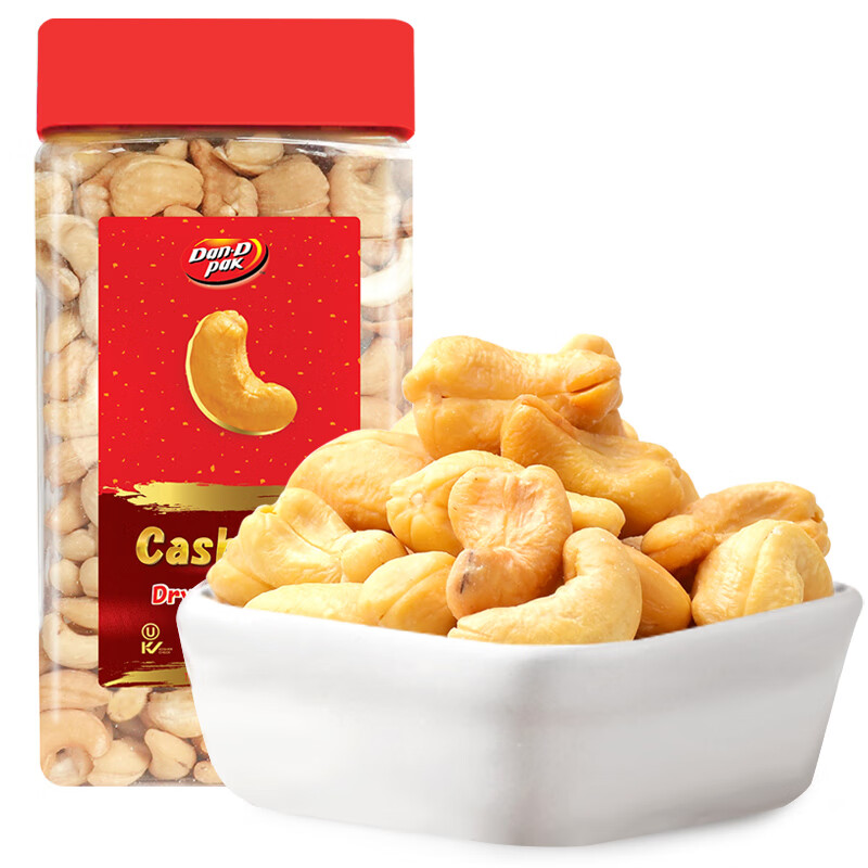丹帝（DAN.D.PAK）【山姆同厂】原味腰果仁罐装 1000g 越南进口坚果 休闲出游零食