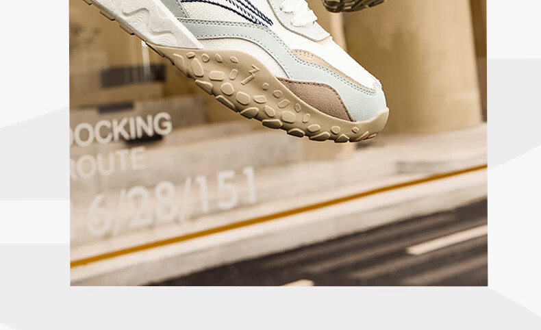 361° Men's Sports Shoes, Suobing 2 Spring And Summer Breathable Retro Thick-Soled Casual Dad Shoes for Men, 672446763 16