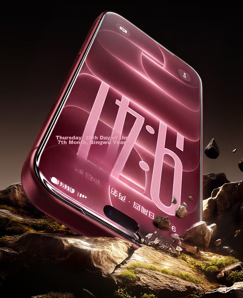 Ugreen Armor AR Film Pro+ [3D Curved Edge + AR Reflectance ≤0.75%] for iPhone 18 Pro Tempered Glass Screen Protector Anti-Drop for Apple iPhone 18/17 Pro 25
