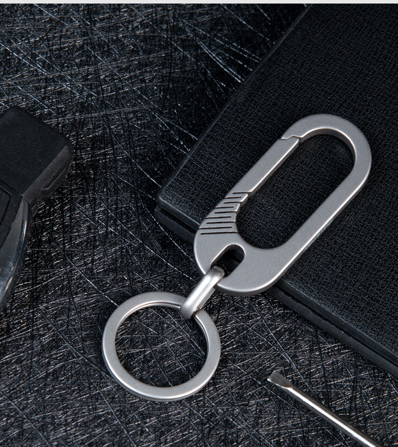 YORA Titanium Alloy Car Key Chain, Men's Pendant, Key Ring, Waist-Hanging Key Fob for Electric Vehicles And Motorcycles 11