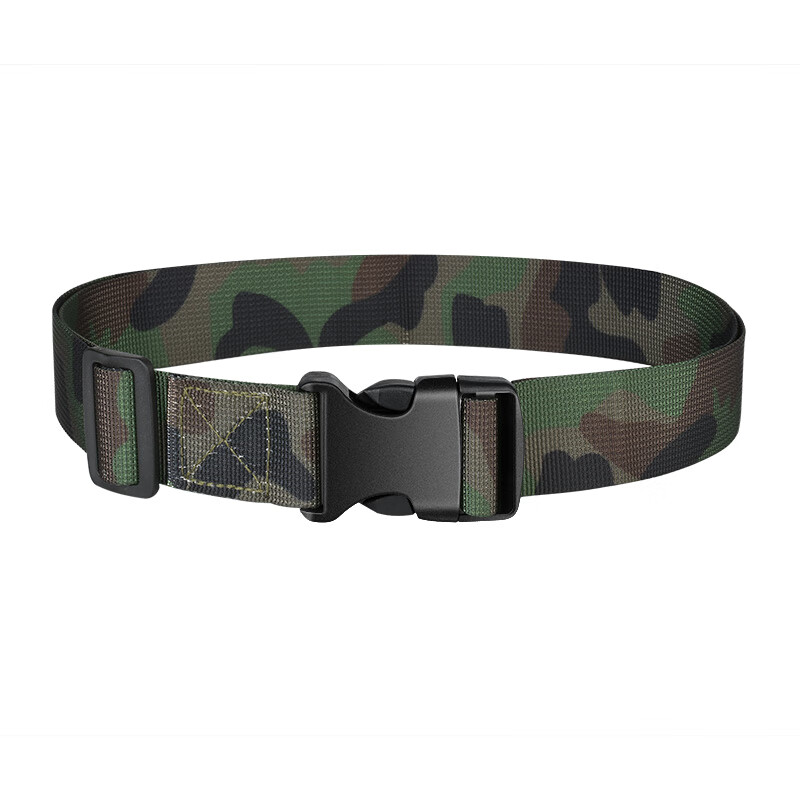 JEVI Military Training Belt for Students, Unisex Children's Camouflage Uniform Canvas Belt for Primary, Middle And High School Students, Youth Waist Belt