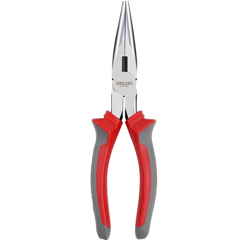 DELIXI ELECTRIC Multifunctional Electrician Needle Nose Pliers Household Precision Pliers 8 Inch 200mm