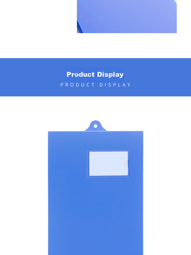 TANGO A4 Hanging File Folder, Vertical Design, Metal Single Strong Clip, Document Organizer, Attendance Sign-In Daily Record Folder, File Storage 3