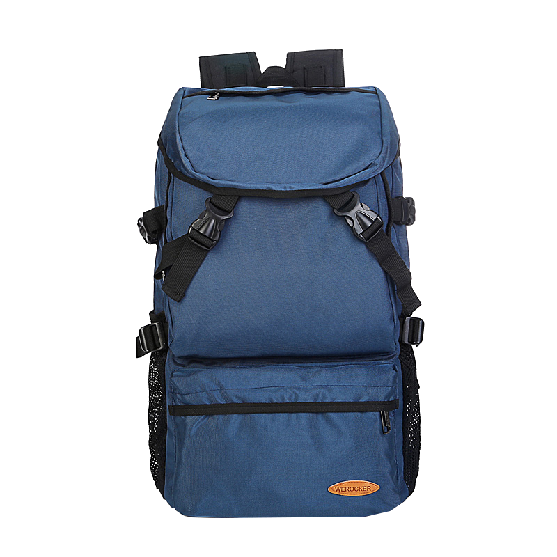 Landcase Backpack, Large Capacity Travel Bag for Men, Business Trip Schoolbag, Hiking Bag for Women, Lightweight Outdoor Backpack, Model 8051, Blue, Small Size