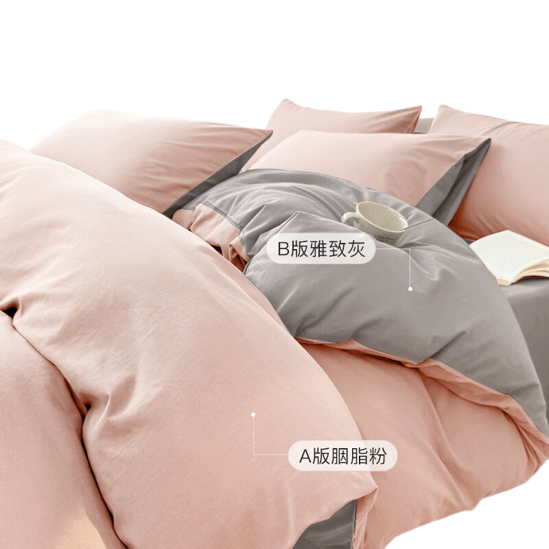 CROWN Duvet Cover, Single Piece, Pure Cotton 100%, Class A All-Cotton Bedding, for Student Dormitory, Single Bed, 0.9/1.2 Meter Wide
