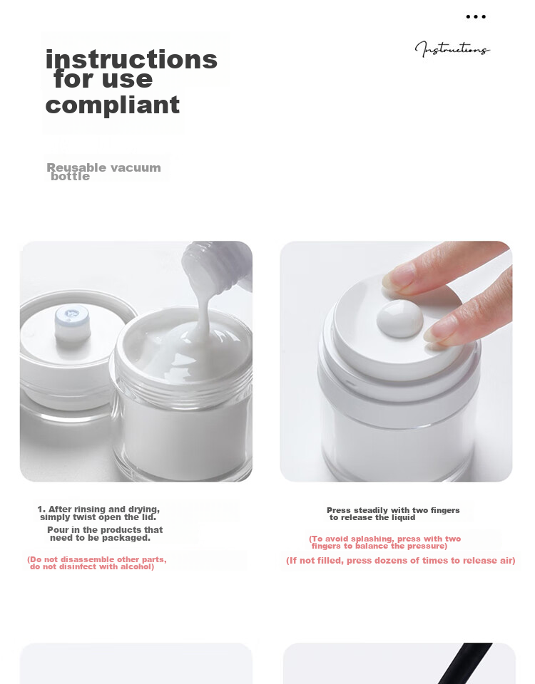 Xinqin Travel Toiletry Bottles And Bags, Cosmetic And Skincare Products, Disposable Small Bottles for Toiletries, 30ml, Pack of 5 12