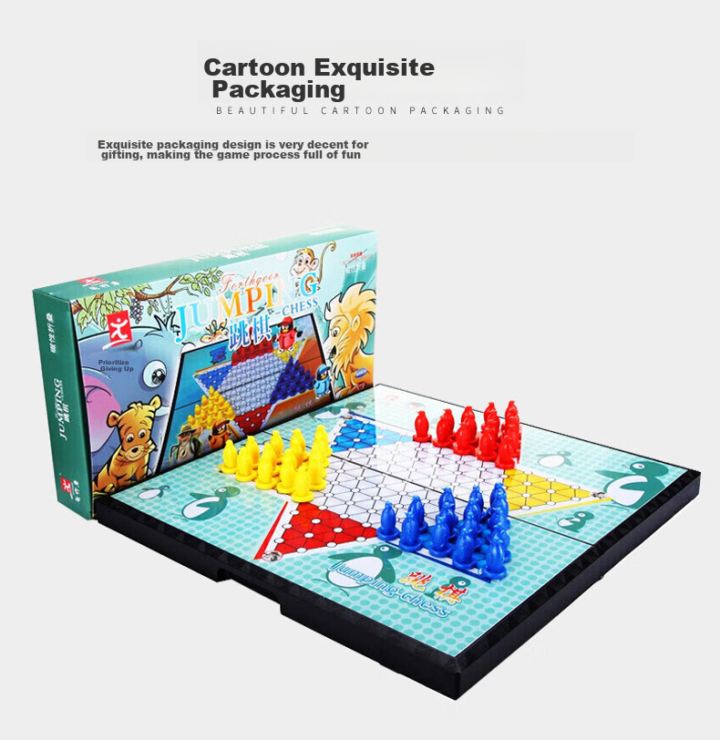 FORTHGOER Magnetic Portable Checkers Board Game Toy for Kids, Foldable Large E-9 Gift for Camping And Outdoor Activities 8