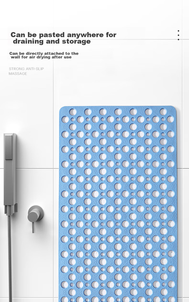 Dajiang TPE Bathroom Non-Slip Mat, Elderly Bathing Anti-Fall Floor Mat, Shower Room And Bathroom Specialized Non-Slip Mat, 43x75cm 12